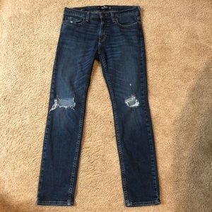 Hollister Skinny Ripped Stretch Jeans